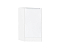 Шкаф нижний торцевой Фьюжн (816х296х554) Белый/Silky White