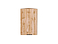 Шкаф верхний торцевой Флэт (716х300х306) Дуб Вотан/Wotan Oak 2S