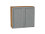 Шкаф верхний с 2-мя дверцами Сканди (716х800х318) Дуб Вотан/Grey Softwood