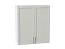 Шкаф верхний с 2-мя дверцами Сканди (920х800х320) Белый/Cappuccino Softwood