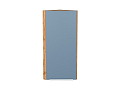 Шкаф верхний торцевой Фьюжн (920х300х306) Дуб Вотан/silky blue