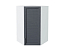 Шкаф верхний угловой Сканди (920х600х600) Белый/Graphite Softwood