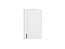 Шкаф верхний торцевой Лофт (716х300х306) Белый/Super White