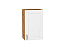 Шкаф верхний с 1-ой дверцей Лофт (716х450х320) Дуб Вотан/Super White