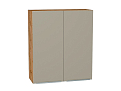 Шкаф верхний с 2-мя дверцами Фьюжн (920х800х320) Дуб Вотан/silky grey