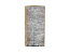 Шкаф верхний торцевой Флэт (920х300х306) Дуб Вотан/Temple Stone 2S