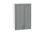 Шкаф верхний с 2-мя дверцами Сканди (920х600х320) Белый/Grey Softwood