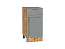 Шкаф нижний с 1-ой дверцей и ящиком Сканди (816х400х480) Дуб Вотан/Grey Softwood