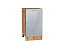 Шкаф нижний с 1-ой дверцей Валерия-М (816х450х478) Дуб Вотан/Серый металлик дождь светлый